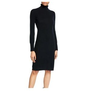 Neiman Marcus cashmere black sweater dress size XL